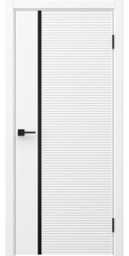 Межкомнатная дверь, Соло 18 (эмаль белая)