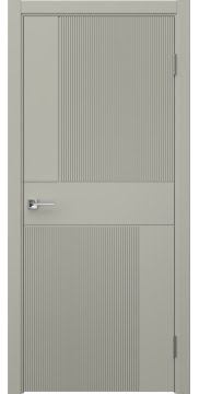 Межкомнатная дверь Соло 1V эмаль RAL 7044 — 1333