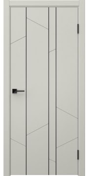 Межкомнатная дверь Соло 24 эмаль RAL 7044 — 1158