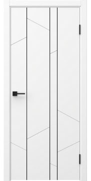 Дверь, Соло 24 ( кремово-белая, матовое стекло сатинат)