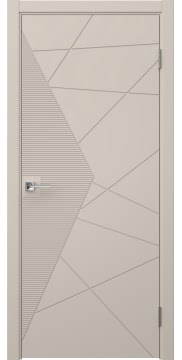 Межкомнатная дверь Соло 3 эмаль мокко — 1419