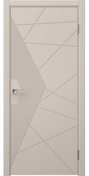 Межкомнатная дверь Соло 7 эмаль мокко — 1463