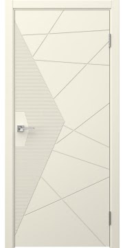 Межкомнатная дверь Соло 7 эмаль RAL 9001 — 0880