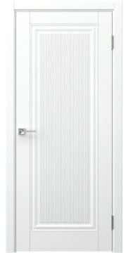 Дверь межкомнатная, Стиль 1 (эмаль белая)