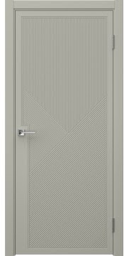 Межкомнатная дверь Вектор 3 эмаль RAL 7044 — 1501