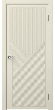 Дверь межкомнатная, Вектор 3 (эмаль RAL 9001)