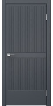 Межкомнатная дверь Вектор 4 эмаль RAL 7012 — 0042