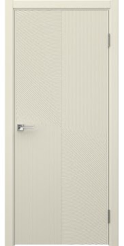 Межкомнатная дверь Вектор 7 эмаль RAL 9001 — 0052