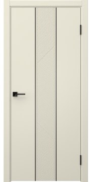 Межкомнатная дверь Вектор 8 эмаль RAL 9001 — 0055