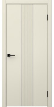 Межкомнатная дверь Вектор 9 эмаль RAL 9001 — 0058
